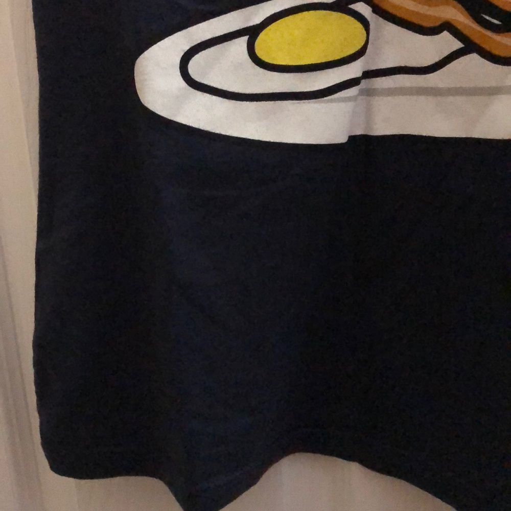 Bacon & Eggs Tshirt Piggy & Chick Horror Movie - Picture 6 of 8